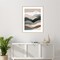 Nordic landscape mountain range 06 by Little Dean Wood Framed Wall Art Print